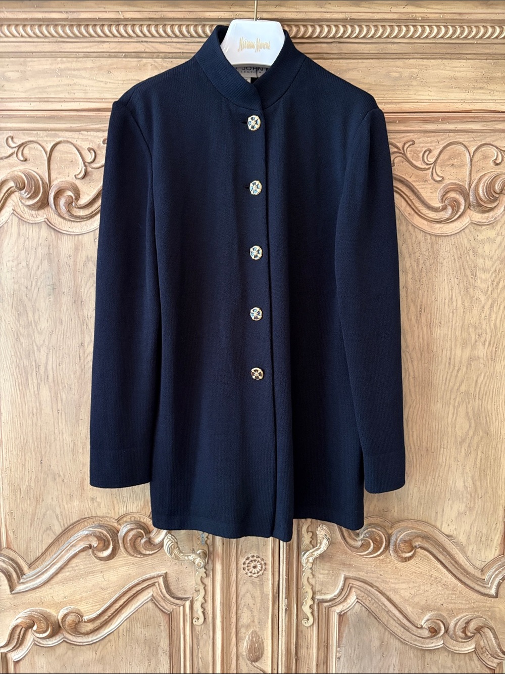 St John Classic Black Santana Jacket